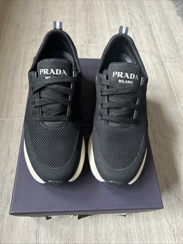 Prada milano sneaker schwarz - prada,