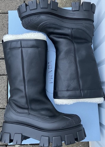 Prada boots chunky sole - prada,
