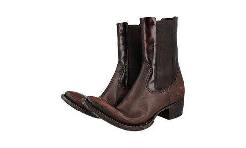 Prada leder cowboy chelsea - prada,