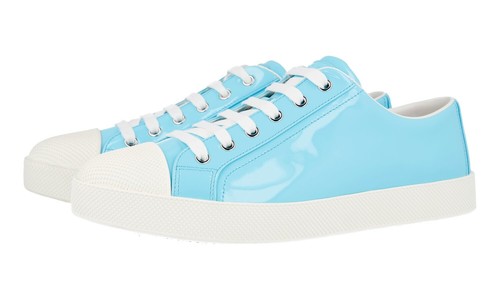 Prada lackleder sneaker schuhe - sneaker,