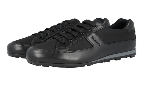 Prada leder nylon sneaker - leder,