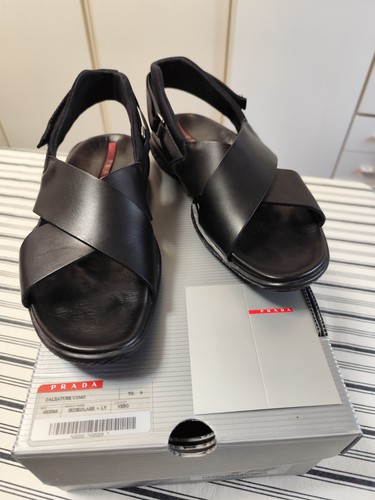 Prada herren sandalen schwarz - herren,